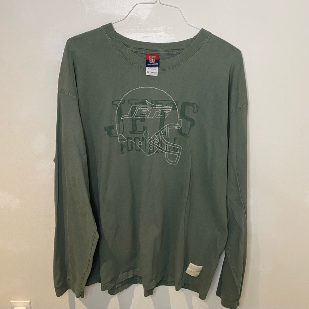 NFL Gridiron Classic Reebok NY Jets Long Sleeve Shirt- Size 2XL